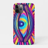 Neon Eye of the Cosmos Case-Mate iPhone Hülle (Rückseite)