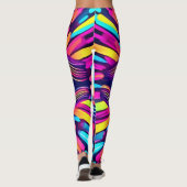 Neon Eye of the Cosmos Leggings (Rückseite)