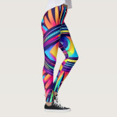 Neon Eye of the Cosmos Leggings (Rechts)