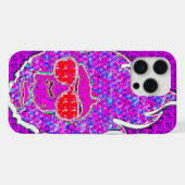 Neon Face Case iPhone Hülle (Rückseite (Horizontal))
