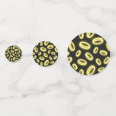 Neon Falling Gold Konfetti (Vorderseiten)
