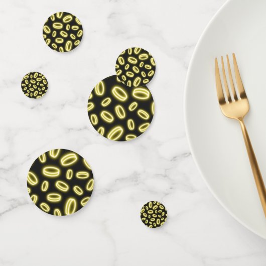 Neon Falling Gold Konfetti (Gruppe)