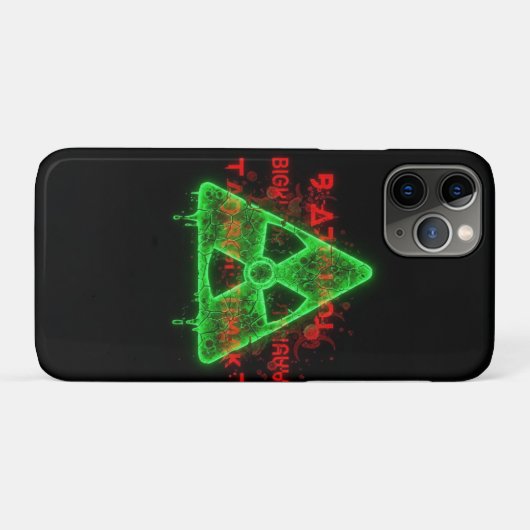 Neon Fallout Case-Mate iPhone Hülle (Rückseite (Horizontal))