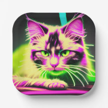 Neon Feline Fiesta: Ein Teens Geburtstagsbash