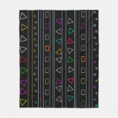 Neon Fiesta Fleece Blanket (Vorderseite)