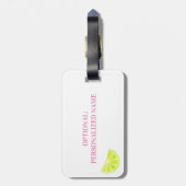 Neon Final Fiesta Bachelorette individuell anpassb Gepäckanhänger (Rückseite vertikal)