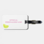 Neon Final Fiesta Bachelorette individuell anpassb Gepäckanhänger (Rückseite horizontal)