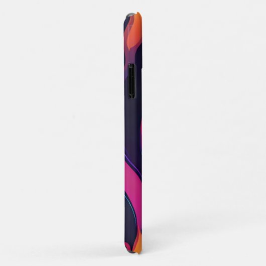 Neon Fire Flame Case-Mate iPhone Hülle (Hinten/Rechts)