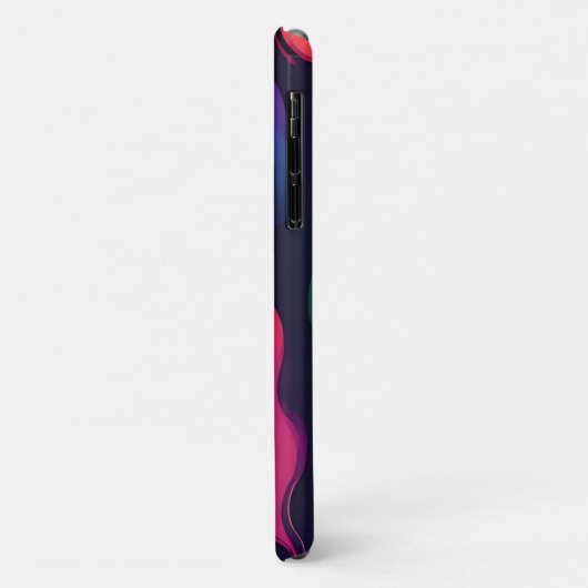 Neon Fire Flame Case-Mate iPhone Hülle (Hinten/Links)