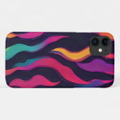 Neon Fire Flame Case-Mate iPhone Hülle (Rückseite (Horizontal))