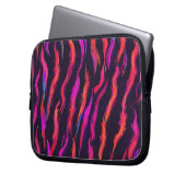 Neon Fire Flame Laptopschutzhülle (Vorderseite Links)