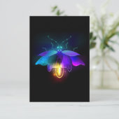 Neon Firefly auf schwarz Ankündigung (Stehend Vorderseite)
