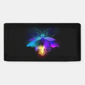 Neon Firefly auf schwarz Banner (Horizontal)