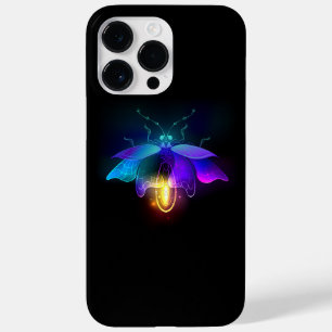 Neon Firefly auf schwarz Case-Mate iPhone 14 Pro Max Hülle