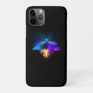 Neon Firefly auf schwarz Case-Mate iPhone Hülle