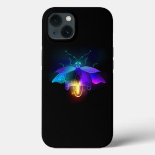 Neon Firefly auf schwarz Case-Mate iPhone Hülle