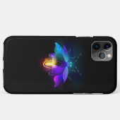 Neon Firefly auf schwarz Case-Mate iPhone Hülle (Rückseite (Horizontal))