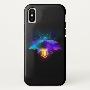 Neon Firefly auf schwarz Case-Mate iPhone Hülle