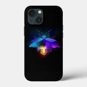 Neon Firefly auf schwarz Case-Mate iPhone Hülle