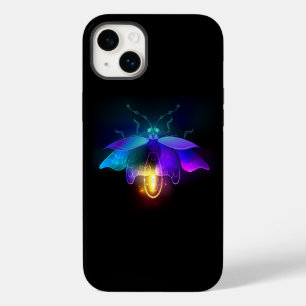 Neon Firefly auf schwarz Case-Mate iPhone 14 Plus Hülle