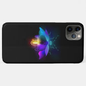 Neon Firefly auf schwarz Case-Mate iPhone Hülle (Rückseite (Horizontal))