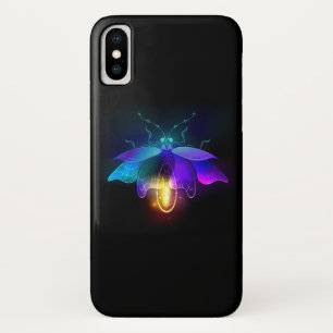 Neon Firefly auf schwarz Case-Mate iPhone Hülle