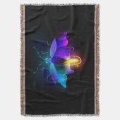 Neon Firefly auf schwarz Decke (Vorderseite Vertikal)