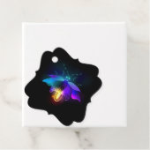 Neon Firefly auf schwarz Geschenkanhänger (Beispiel)