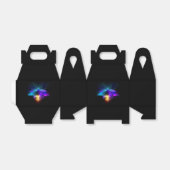 Neon Firefly auf schwarz Geschenkschachtel (Ungefaltet)