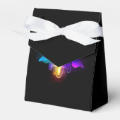 Neon Firefly auf schwarz Geschenkschachtel (Vorderseite)