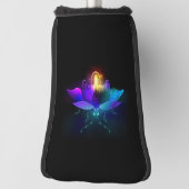 Neon Firefly auf schwarz Golf Headcover (Rotieren 90)
