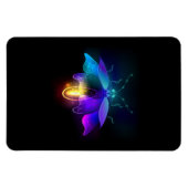 Neon Firefly auf schwarz Magnet (Horizontal)