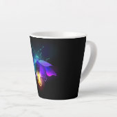 Neon Firefly auf schwarz Milchtasse (Rechte Ecke)