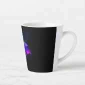 Neon Firefly auf schwarz Milchtasse (Rechts)