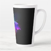 Neon Firefly auf schwarz Milchtasse (Rechts)