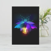 Neon Firefly auf schwarz Programm (Stehend Vorderseite)