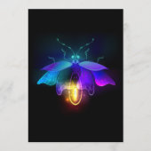 Neon Firefly auf schwarz Programm (Vorderseite)