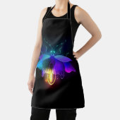 Neon Firefly auf schwarz Schürze (InSitu)
