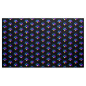 Neon Firefly auf schwarz Stoff (Yard (91,4 cm))