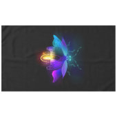 Neon Firefly auf schwarz Tischdecke (Vorderseite (Horizontal))