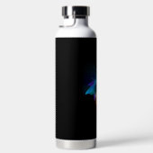 Neon Firefly auf schwarz Trinkflasche (Rechts)