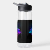 Neon Firefly auf schwarz Trinkflasche (Rechts)