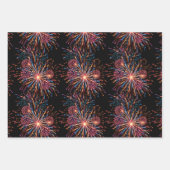 Neon Fireworks Geschenkpapier Set (Vorderseite 3)