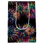 Neon Fireworks Mittlere Geschenktüte (Rückseite)