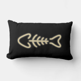 Neon Fish Bones Lendenkissen