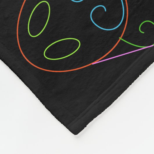 Neon Fish Fleecedecke (Ecke)