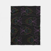 Neon Fish Fleecedecke (Vorderseite)