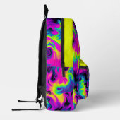 Neon Flame Gefärbte Krawatte Yellow Monogram Bedruckter Rucksack (Links)