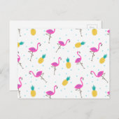 Neon Flamingos 2 2 Postkarte (Vorne/Hinten)