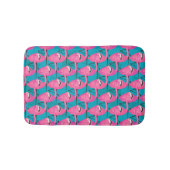 Neon Flamingos Badematte (Vorderseite)